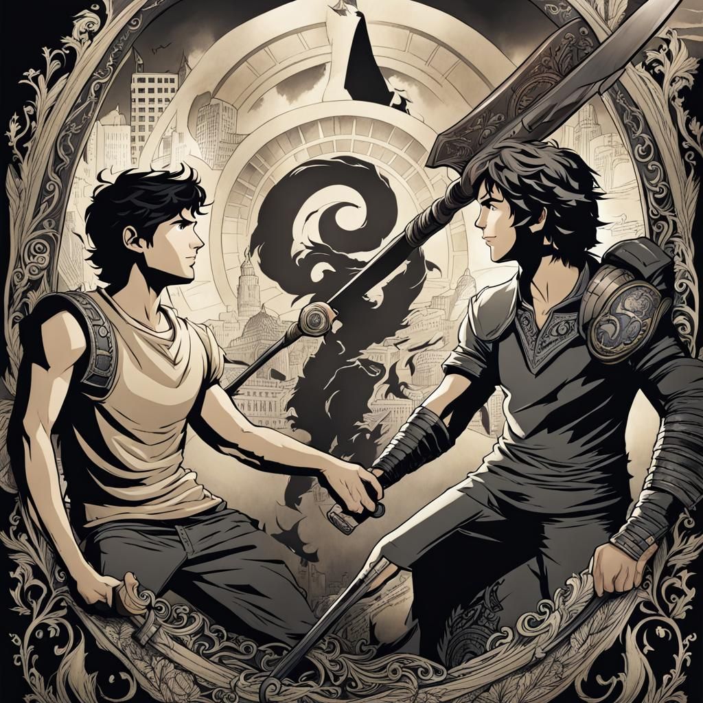 Percy Jackson Character Illustration