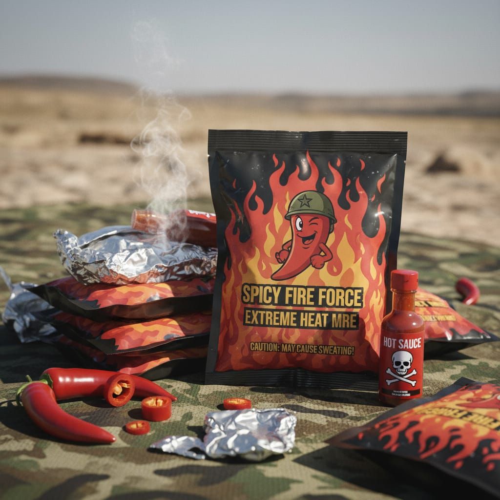 Spicy Military MRE Ration Packs