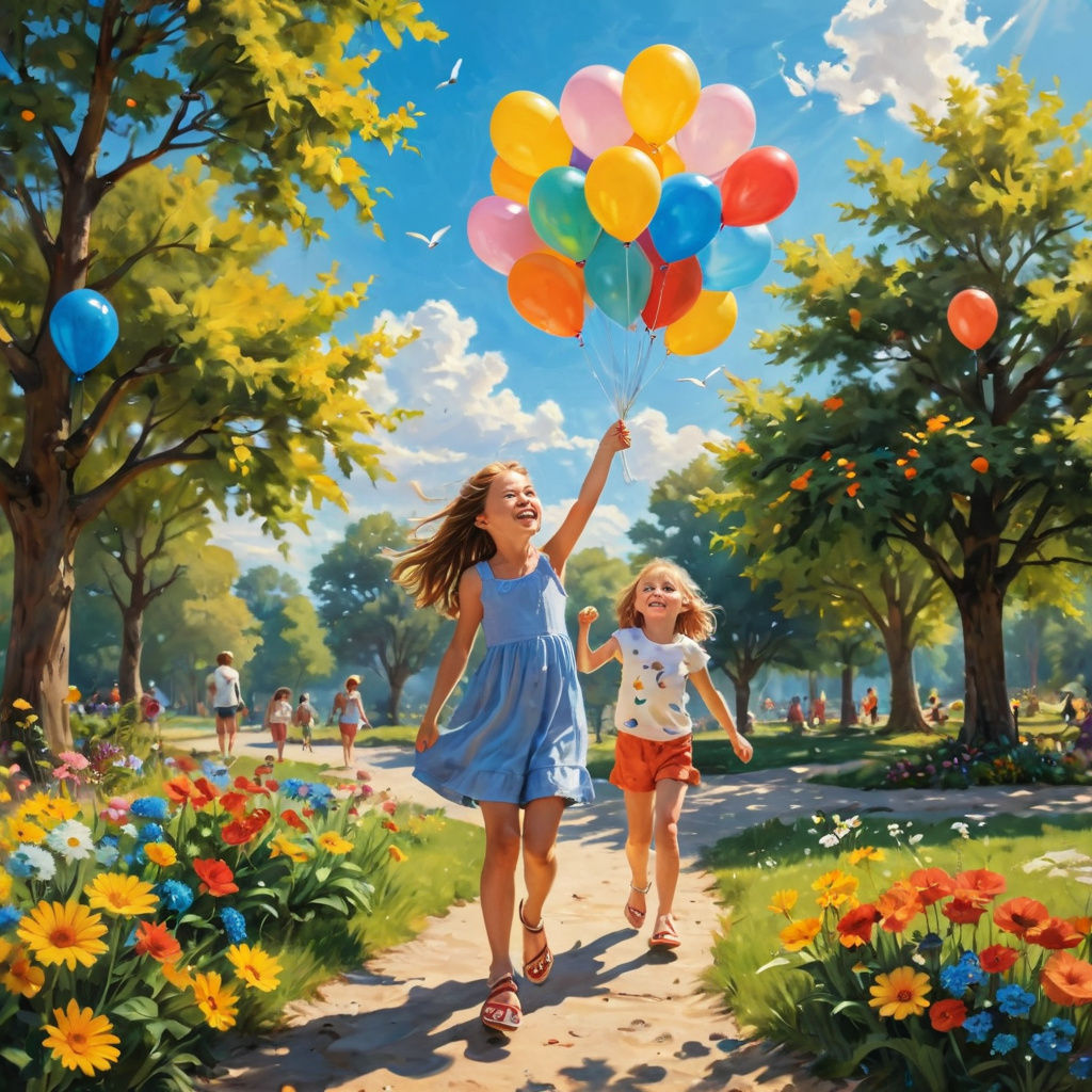 Sunny Summer Joy in Vibrant Colors