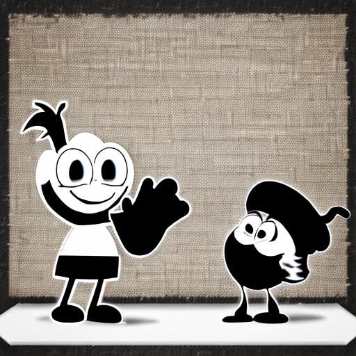 I used NightCafe to create a Dr. Seuss-inspired black and white clipart of Thing 1 and Thing 2. They look super cute and...