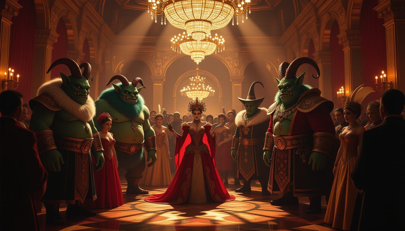 Monsters Unite at Grand New Year's Ball