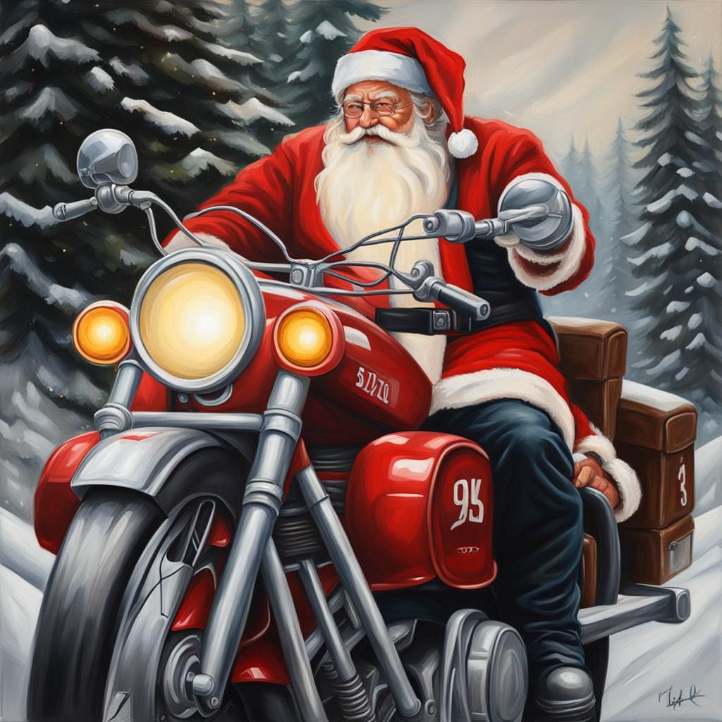 Bild: Nikolaus unterwegs.