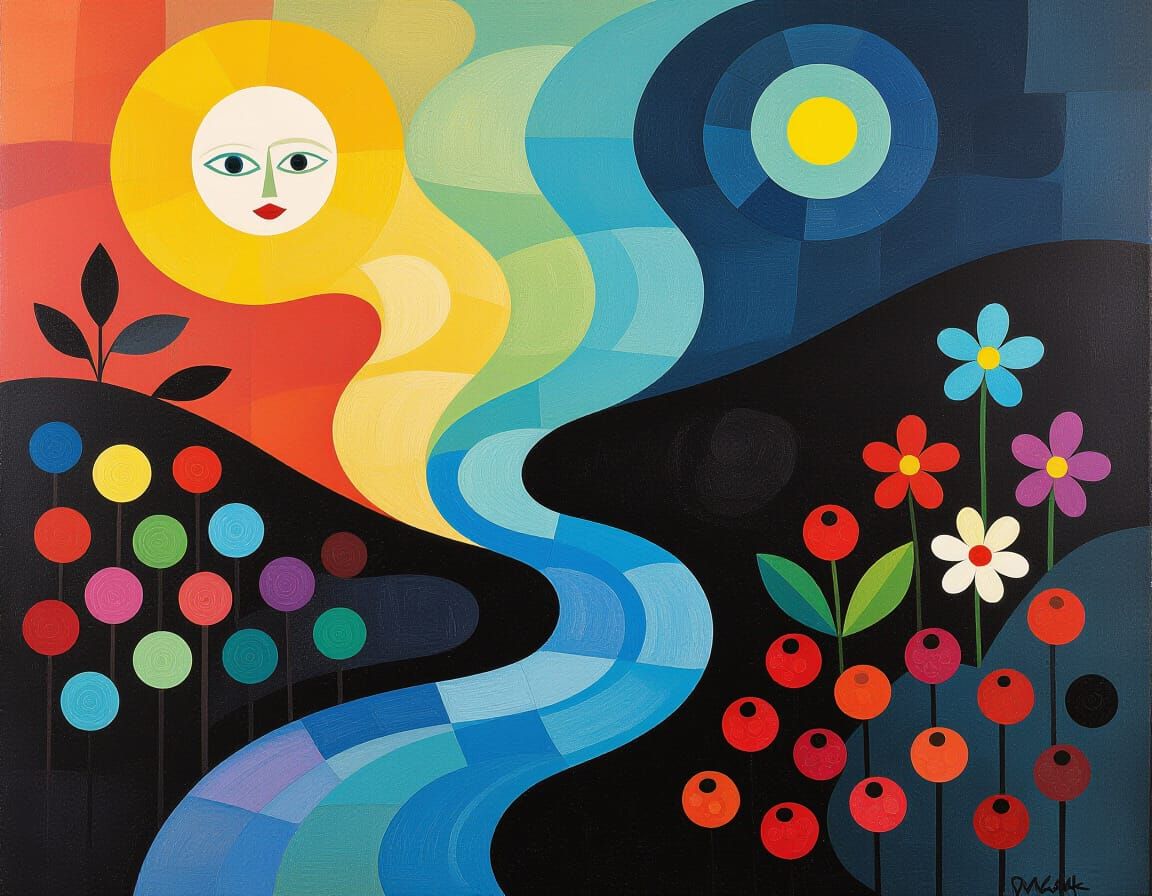 Rivers of Souls, Flowers, and Berries: Opalescent Art