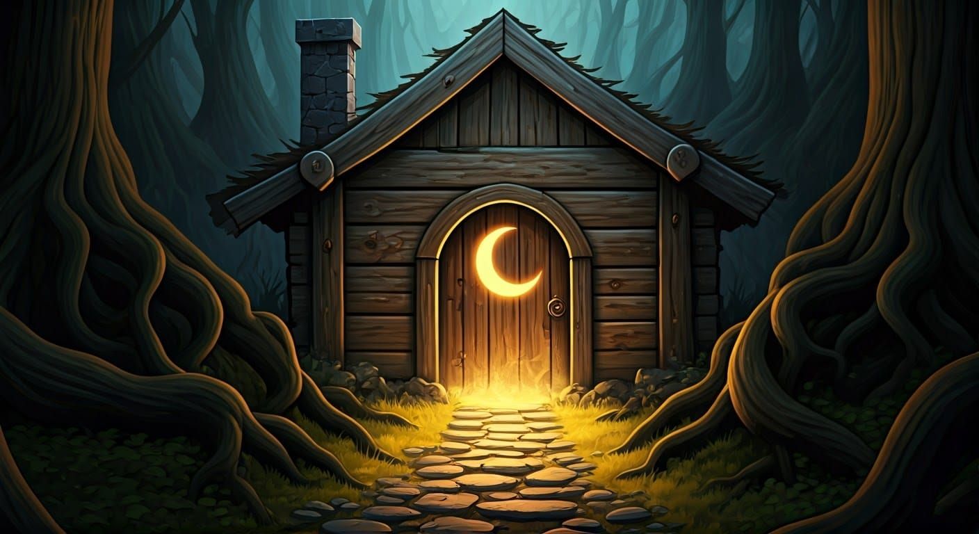 Whimsical, Johan Egerkrans-Inspired Cottage in a Forgotten V...