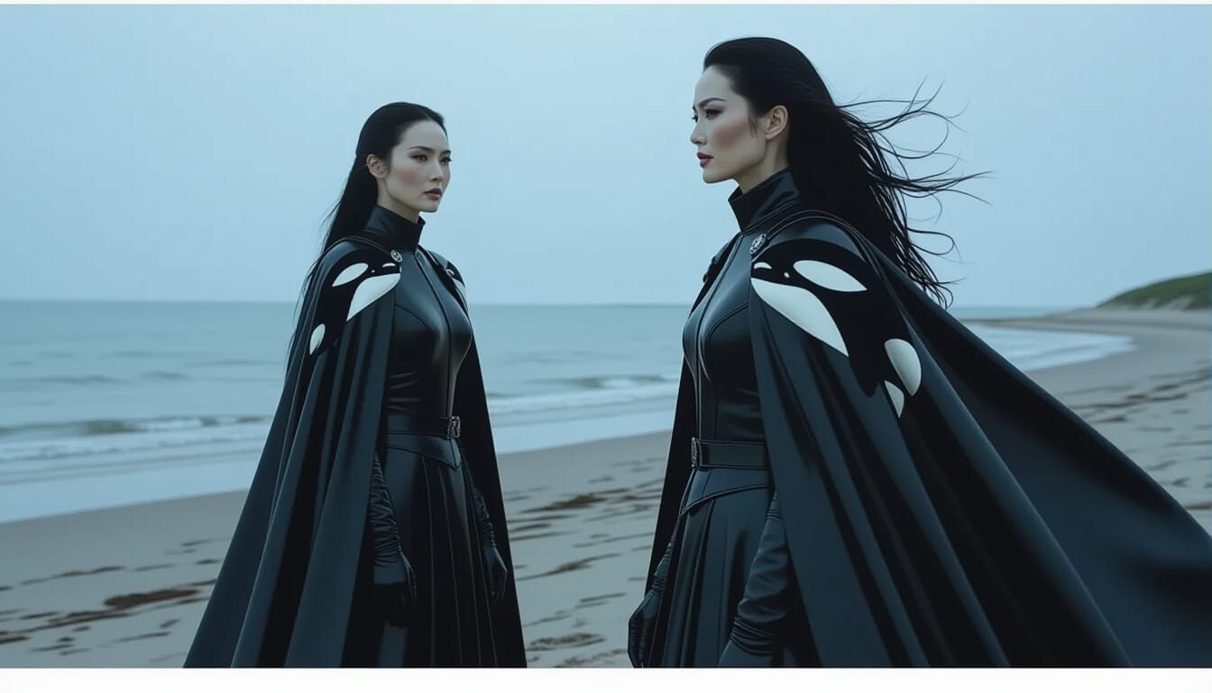 Epic Coastal Witch on Sakhalin in Cinematic Style