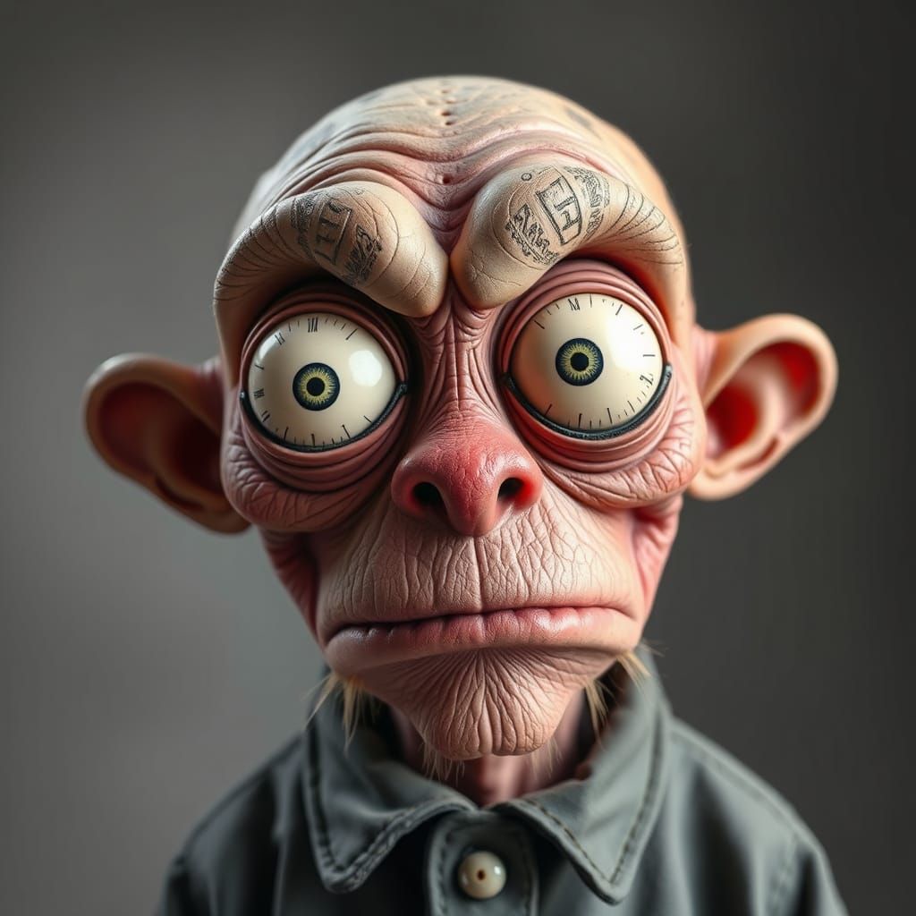 Mysterious, Dreamlike Scene in an Unsettling Aesthetic