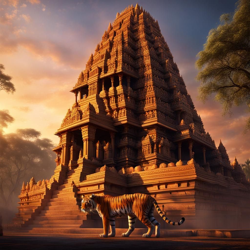 Tiger Gurdian of temple (3/3)