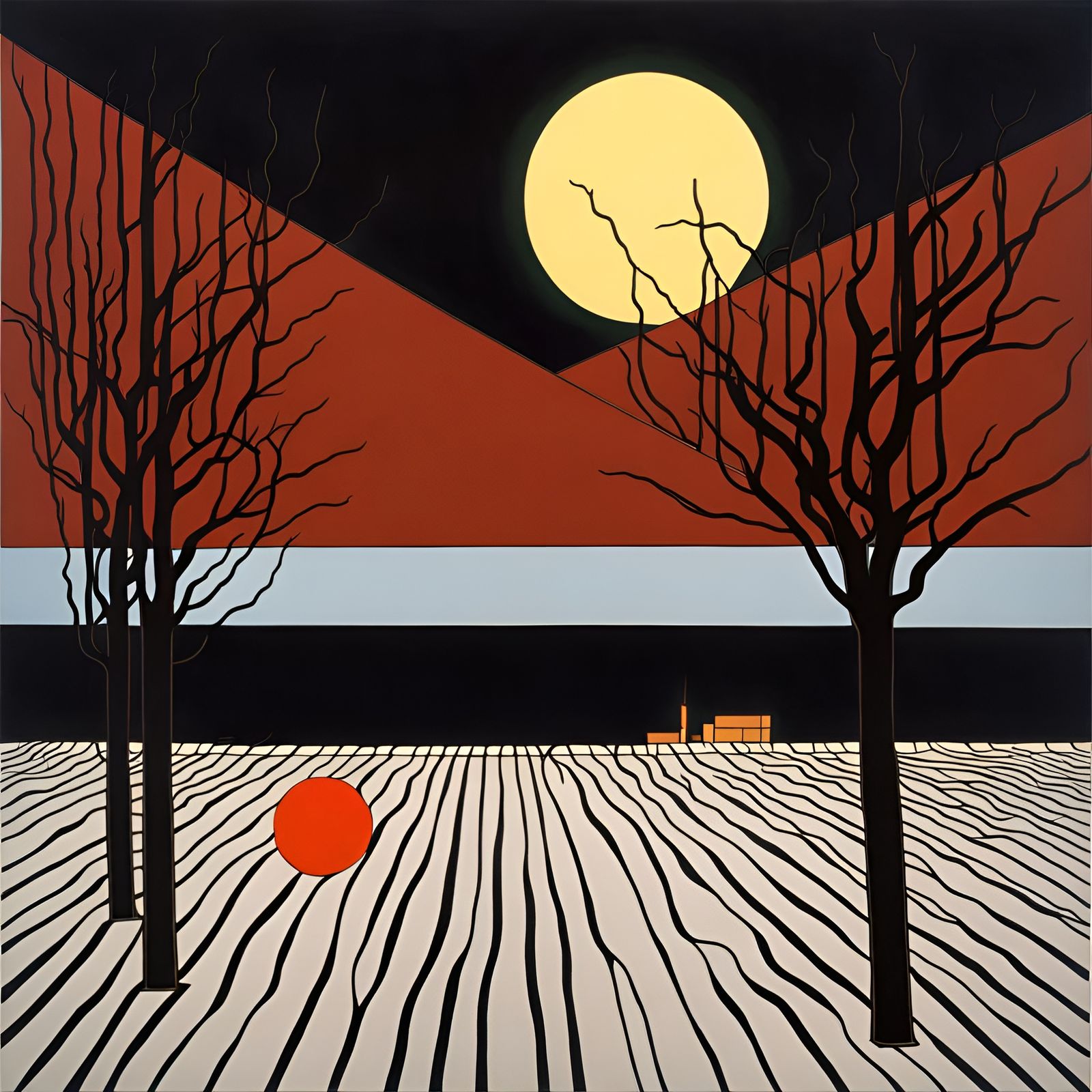 Earth From The Moon: Surreal Contemplation