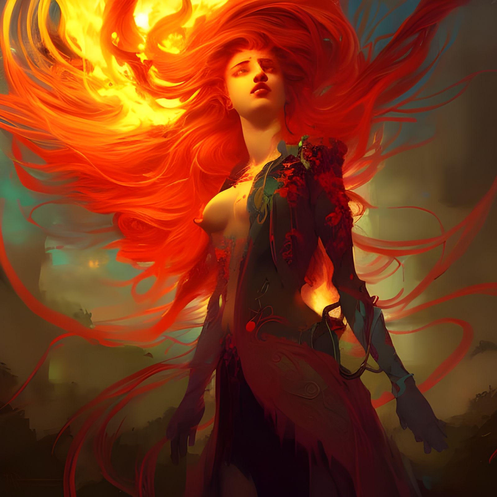 The Fire Sorceress