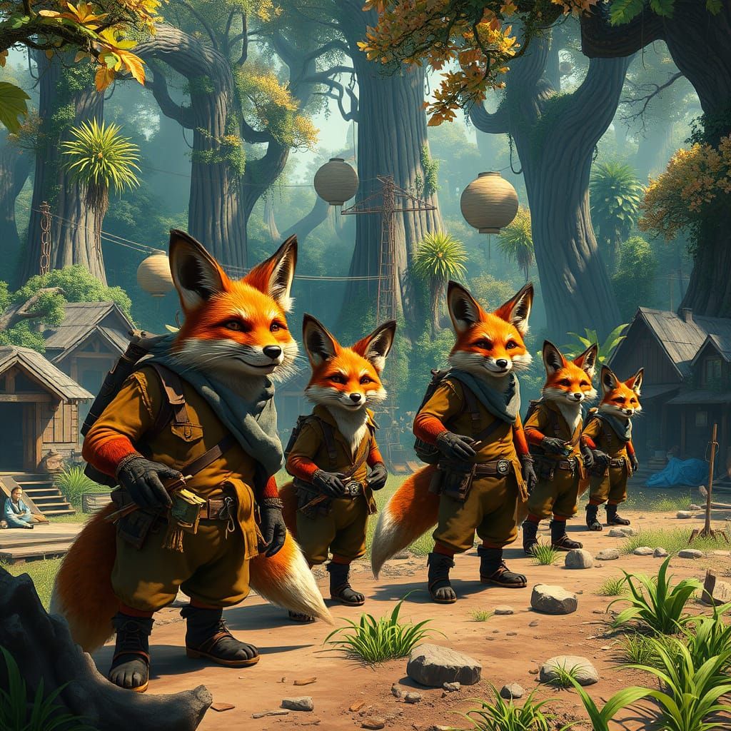 Fantastical Foxes Build Affordable Housing at Whimsical Char...