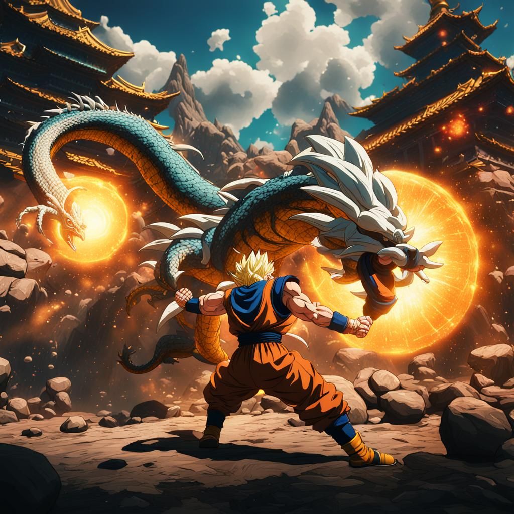 Epic Dragon Ball Z Fight Scene in 8K