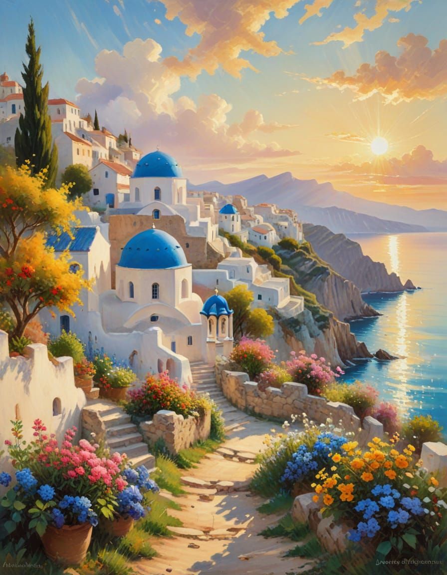 Un village grec escarpé 4