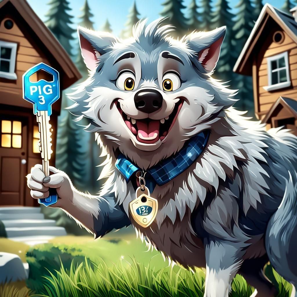 No more huffing & puffing! I've got the key to the third lit...