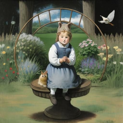 Beatrix Potter Inspired AI Art