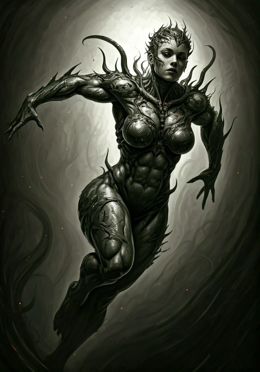 Dark Fantasy Warrior Woman