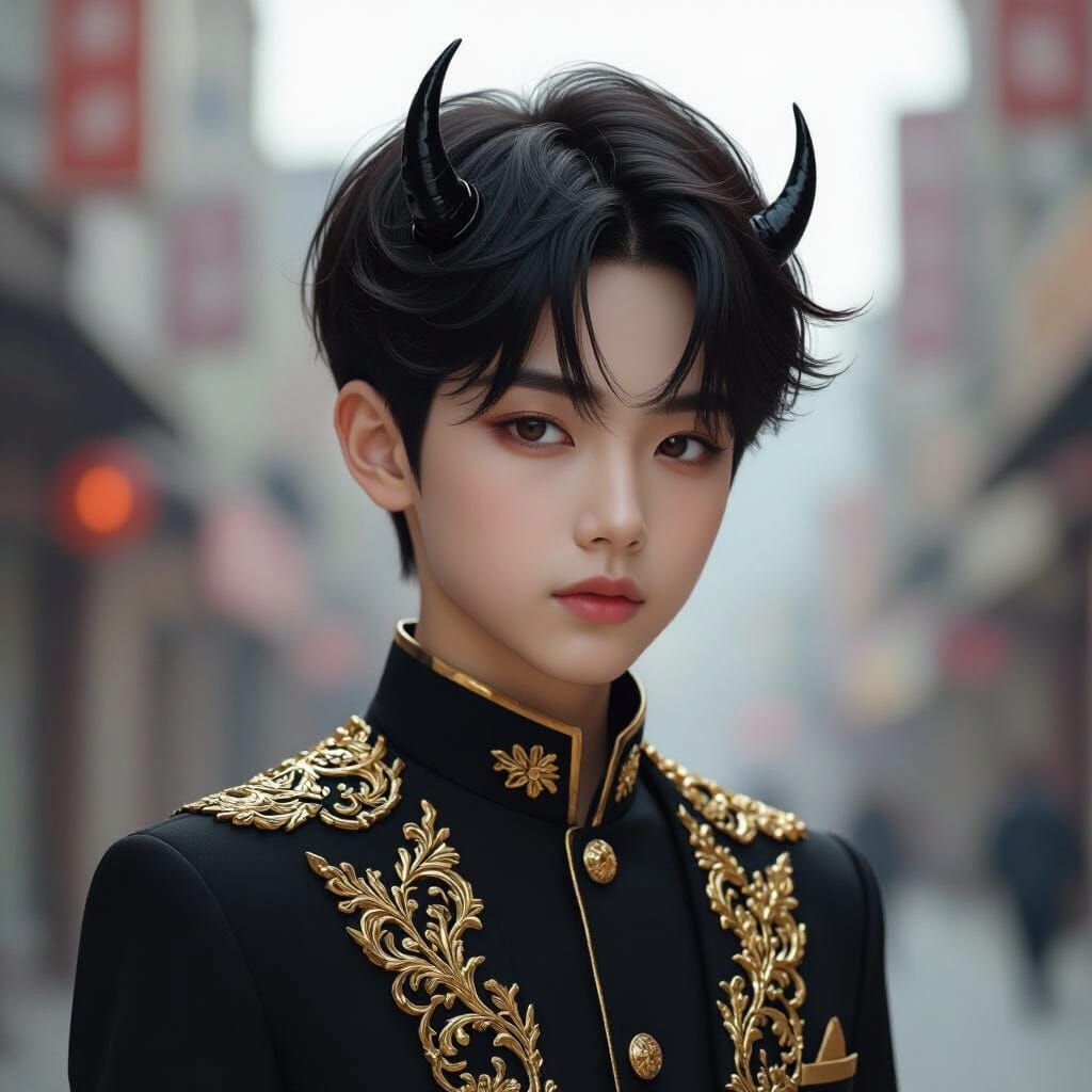 Realistic Portrait of Jinu from Demon Hunters