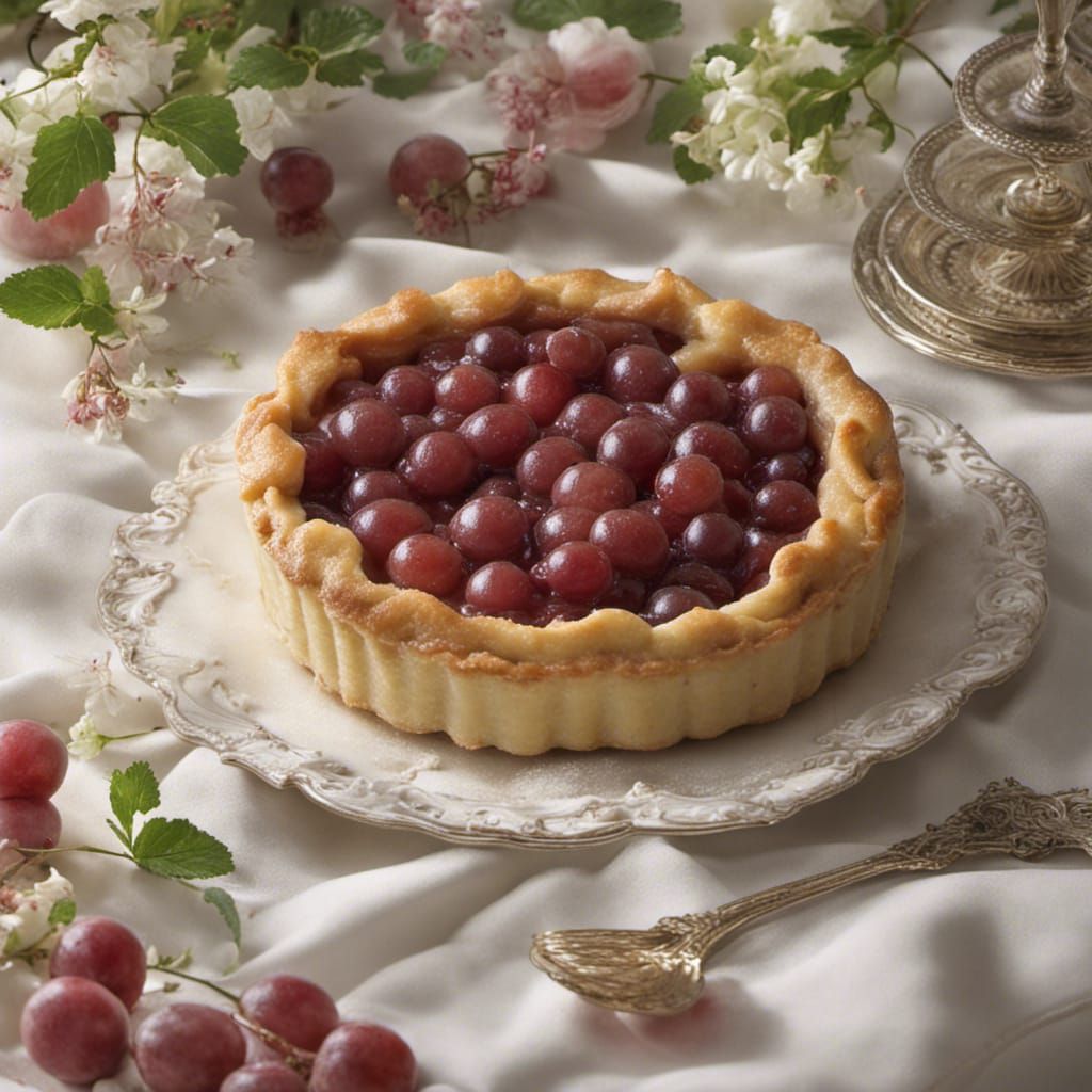 Gooseberry Pie in Rococo Art Style