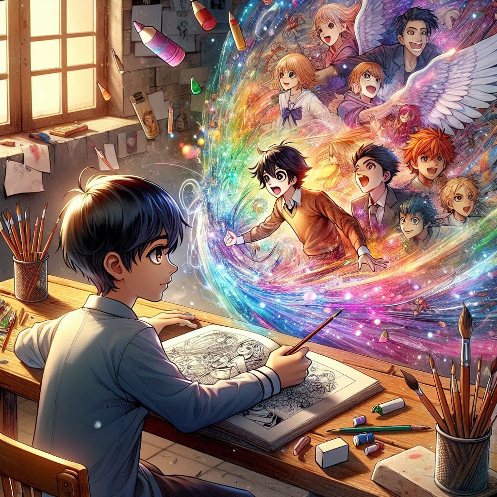 Anime Creation Comes to Life in Digital Art
