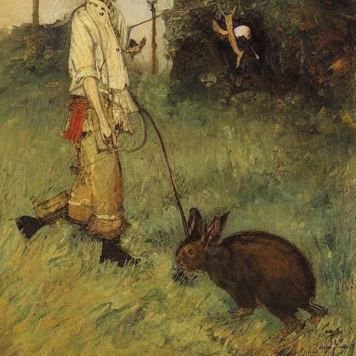 Ethereal Rabbit: Master of Dark Dreams, Dix and Repin Style