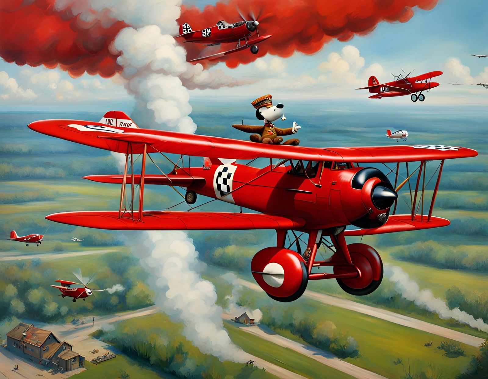 Snoopy vs. Red Baron: Epic Air Battle