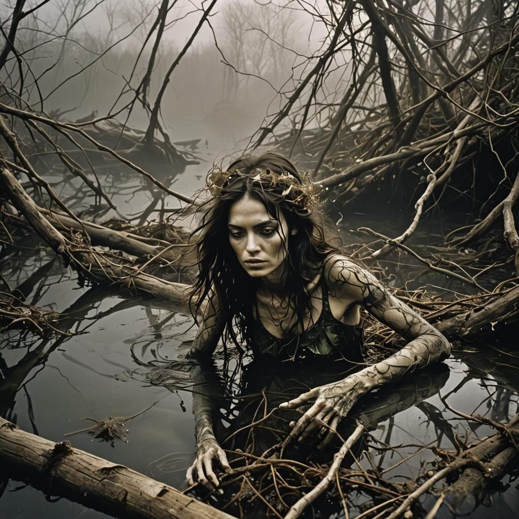 Ethereal Underwater Woman by Arthur Tress