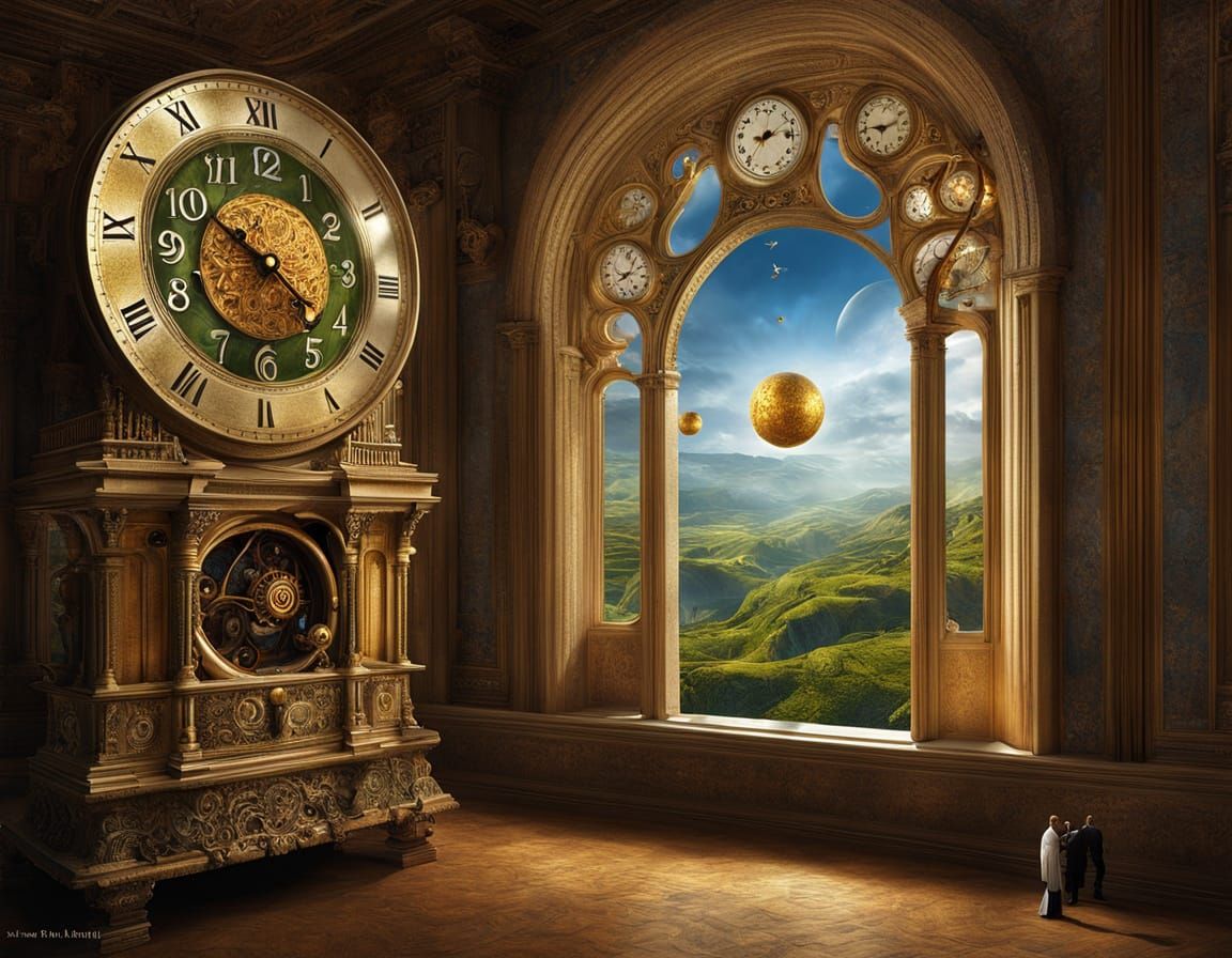 Epic Fantasy Landscape in Matte Painting Style