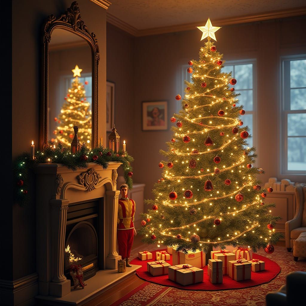 Christmas Tree in the Heart of the DC Universe