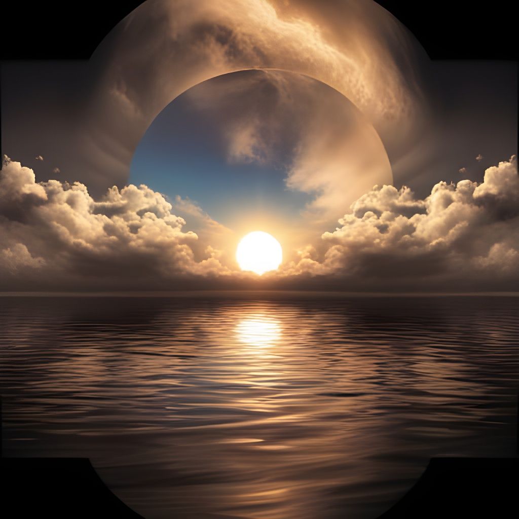 Hyperrealistic Portal to Another World in Oil Painting