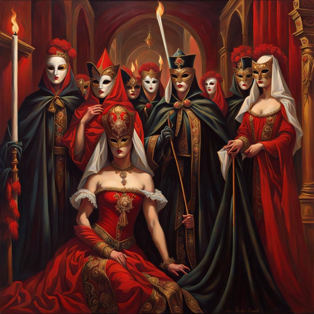 "The masque of the red death"