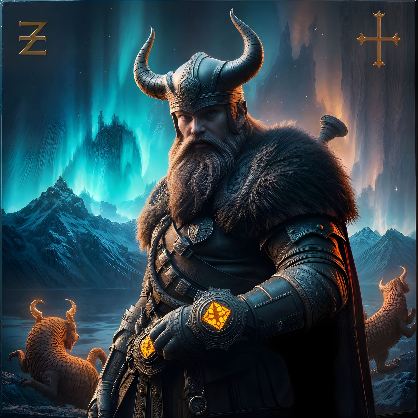 Viking Warrior in Epic Relief