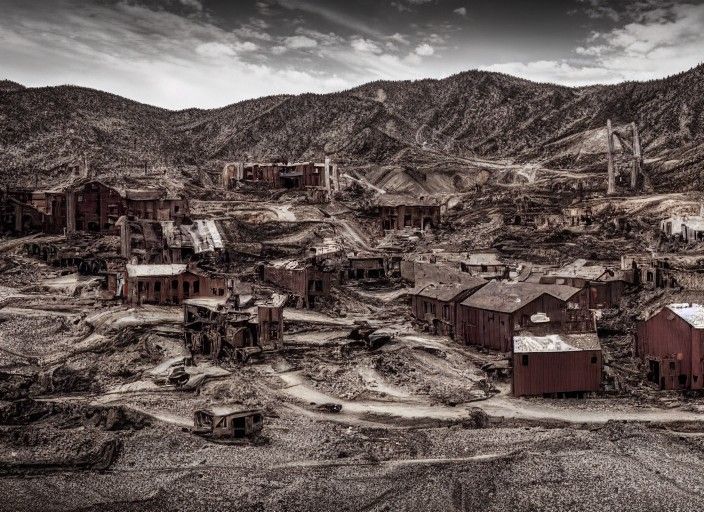 Abandoned town