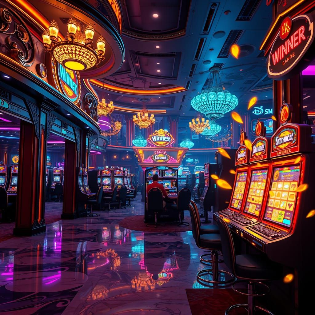 Fantasy Casino in Luxurious, High-Stakes Atmosphere
