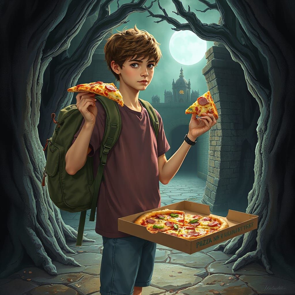 Magical Pizza Delivery to the Upside Down