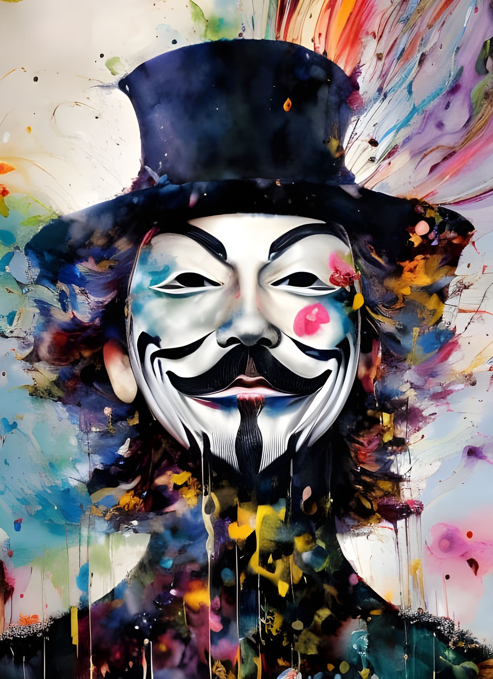 "Behind this mask there is more than just flesh. Beneath this mask there is an idea... and ideas are bulletproof"