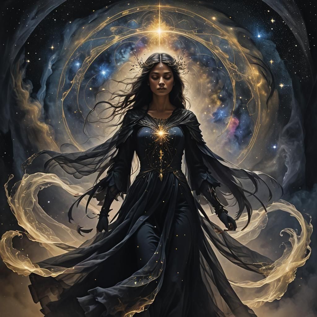 Powerful Shadow Being Finds Beauty in Darkness