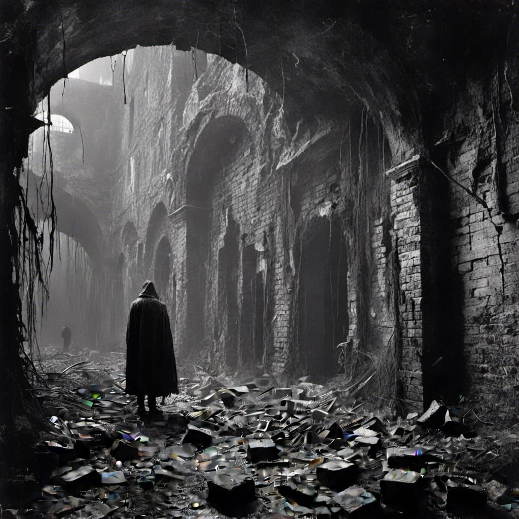 Macabre Horror Movie Posters in Black and White