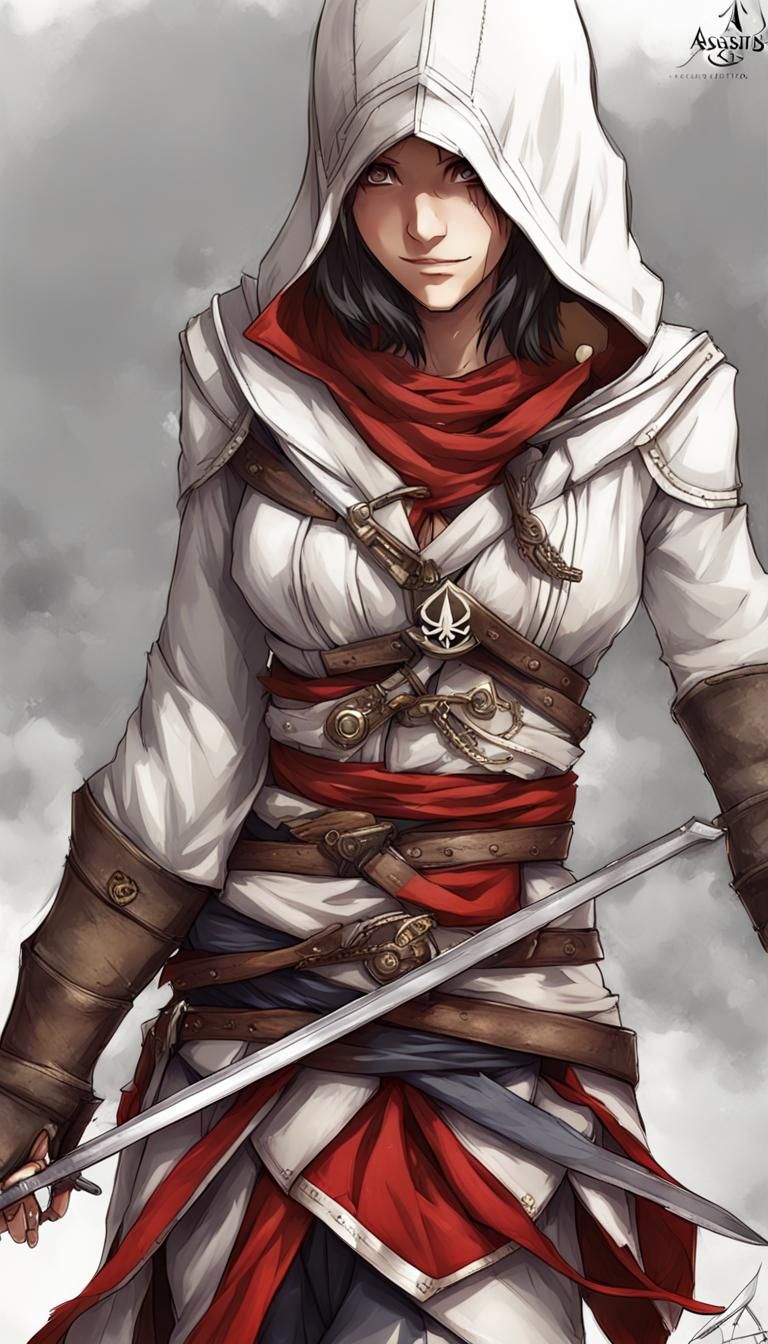 Anime Assassin's Creed Female Character Art