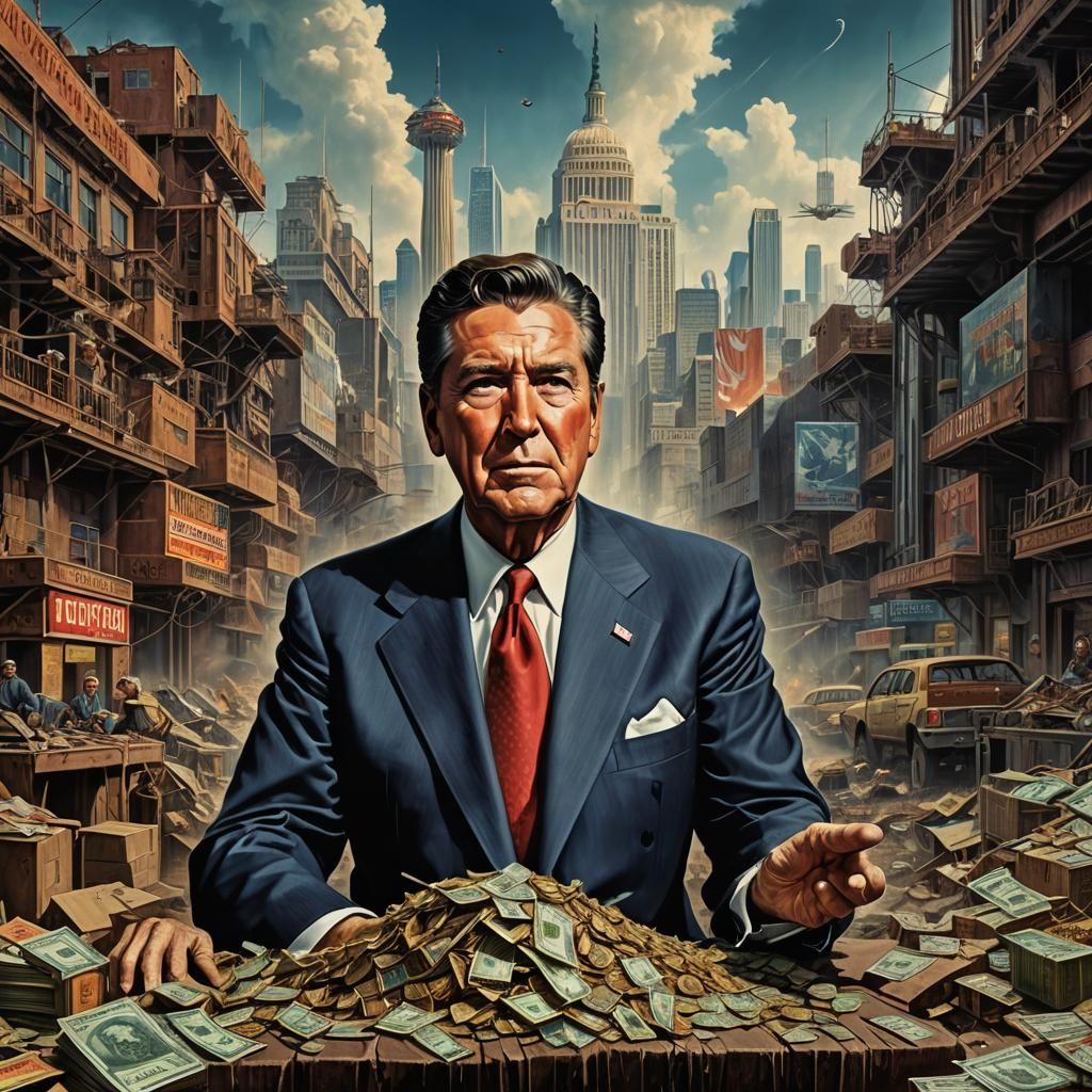 Capitalism Utopia: Detailed Matte Painting in Unreal Engine