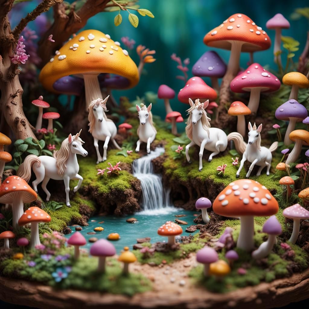 A whimsical world where meticulously arranged claymation cha...
