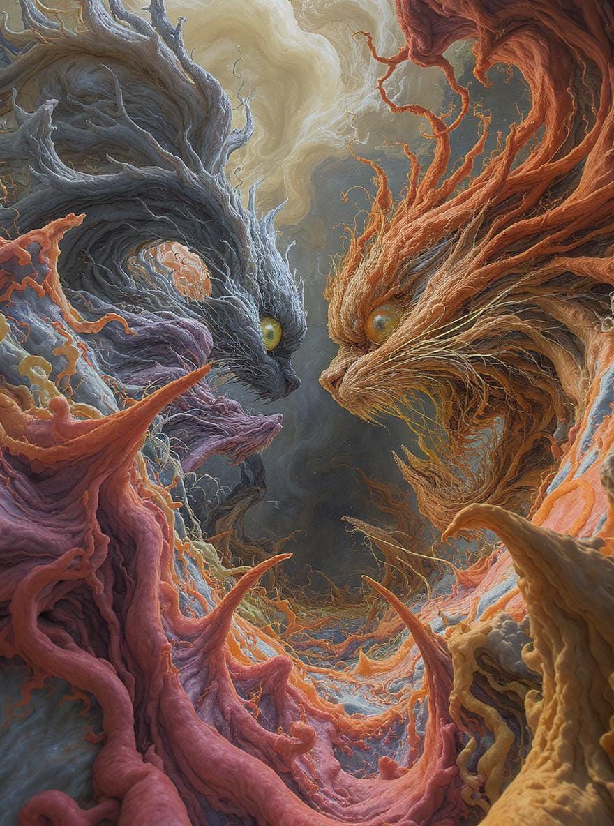 Endless Fractal Patterns: Conflict and Union