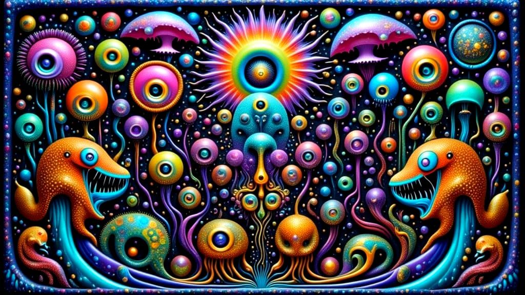 Dazzling 3D Bead Mosaic Sculpture