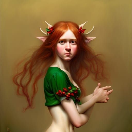Elf Girl with Multiple Arms