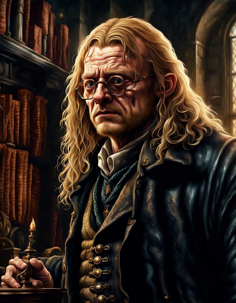 Hyperrealistic Alastor Moody Digital Painting