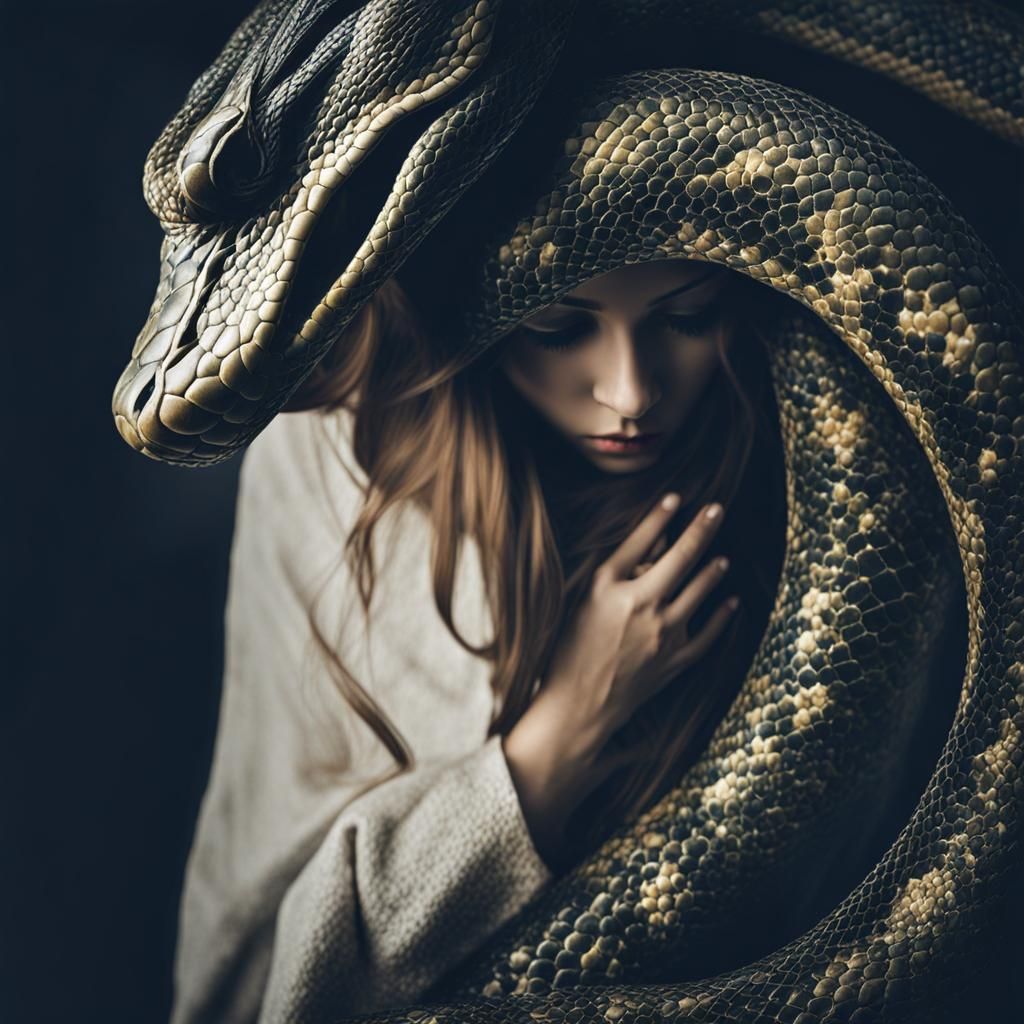 Mystical Voodoo Scene with Candles and Moonlight