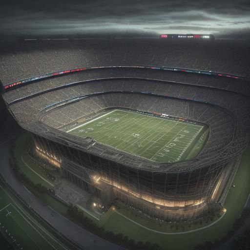 Philadelphia Eagles Football Field: Digital Matte Painting