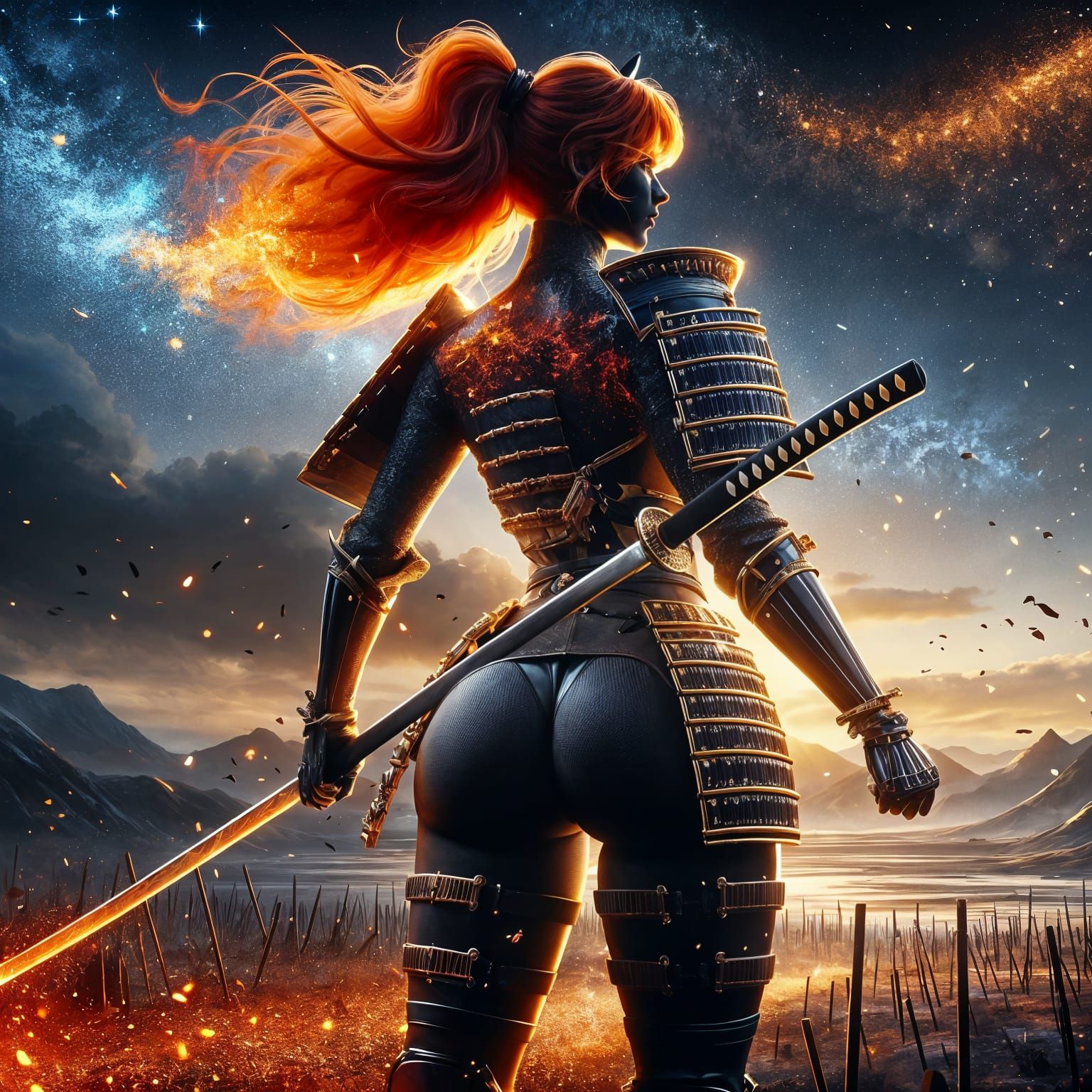 Gy'Aat Sū, The Ronin of the Star Speckled Vantablack