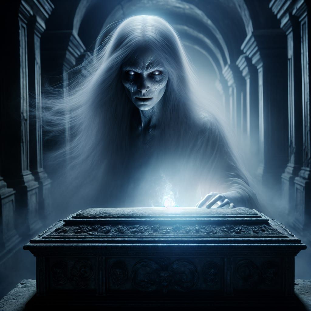 Spectral guardian of the Vrekis Reliquary