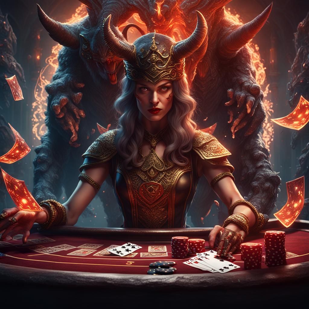 Woman Wins Poker Game Against Devil