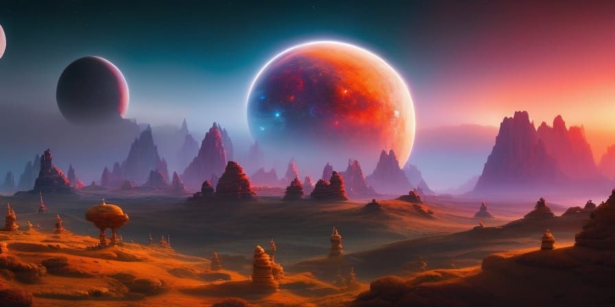 An abandoned alien settlement