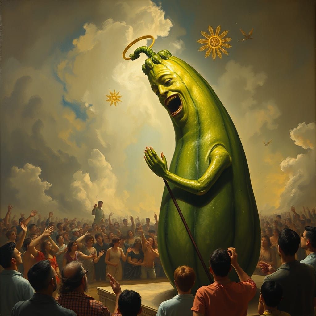 Grand Zucchini Orator in Renaissance Splendor